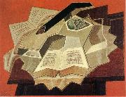Juan Gris The book is opened painting